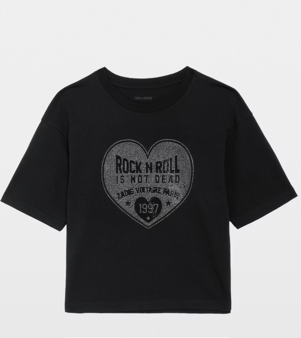 Camiseta Zadig Taida negra